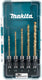 Makita sds-plus metaalboren set 5 stuks - e-15132