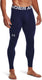 Under armour ua cg armour leggings-blu heren sportlegging - midnight navy - wit