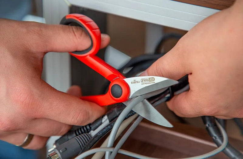 Load image into Gallery viewer, Ks tools schere universal scissors l 143mm weight 100g
