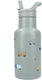 Kidzroom sweet cuddles - schoolbeker en drinkfles - 350ml - stainless steel - auto's - groen