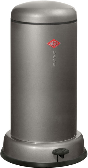 Wesco baseboy prullenbak met soft close | 20 liter | metaal - grafiet | pedaalemmer