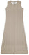 Lodger newborn slaapzak zomer 62cm - veilige aansluiting bij nek en armen - 0.5 tog - 100% biologisch katoen - pointelle - beige - zomerslaapzak