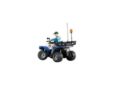 Bruder politie-quad met politievrouw en ausst.