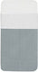 Jollein - baby laken wieg - 75x100cm - babybed - katoen - twinkling sea green
