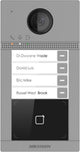 Hikvision ds-kv8413-wme1(c) surface 4-knops ip video intercom 2mp wifi deurbel met poe, mifare kaartlezer en alarm