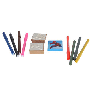Load image into Gallery viewer, Spiderman stempelset 11 delig | 3 stuks
