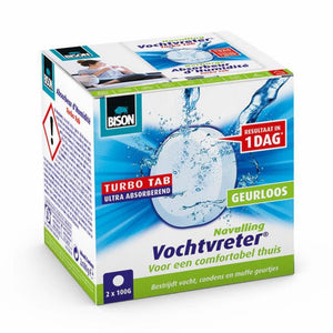 Bison vochtvreter turbo tab neutraal 100gr