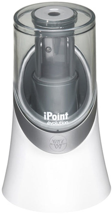 Westcott puntenslijper - ipoint evolution - elektrisch - exclusief batterijen - wit - ac-e55031