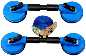 Sw stahl zuigheffer set double suction lifter set 2st.