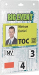 Durable badge event a6 transparant