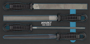 Hazet feilensatz file set in soft foam inl.