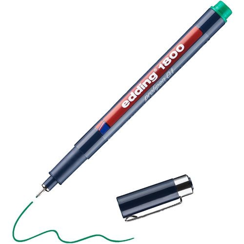 Fineliner edding 0,25 mm groen