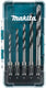 Makita sds-plus houtboren set 5 stuks - e-15148