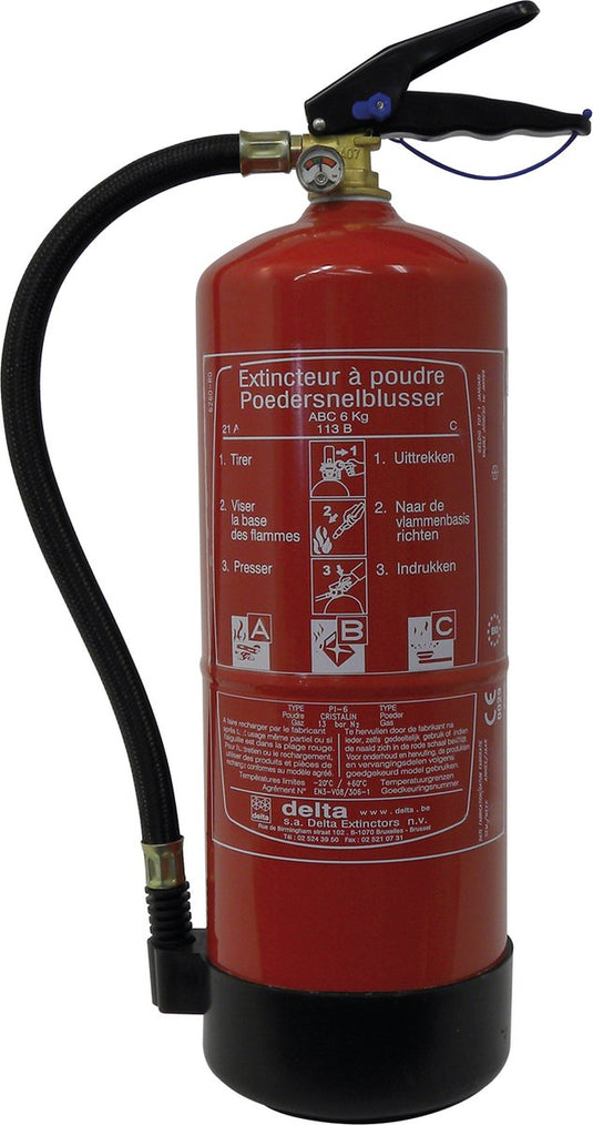 Belmic brandblusser 6kg a b c benor (voertuigen)