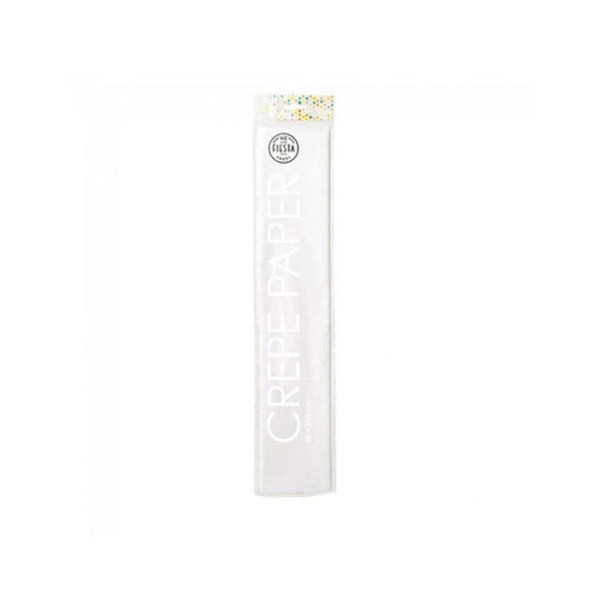 Crepepapier 50x250cm wit pak a 12 rol