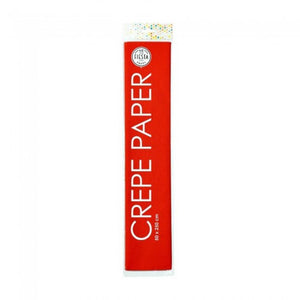 Globos crepepapier 50x250cm rood pak a 12 rol