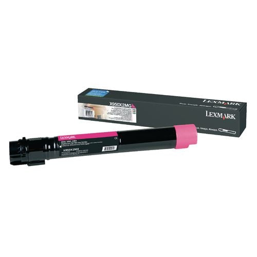 Tonercartridge lexmark x950x2mg magenta