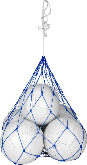 Avento ballennet voor 5 ballen - kobalt wit