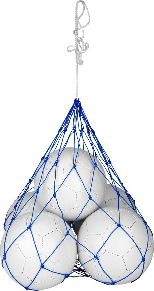 Avento ballennet voor 5 ballen - kobalt wit