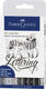 Faber-castell tekenstift - pitt artist pen - 8-delig - fc-267118