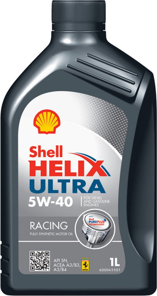 Shell helix motorolie ultra racing 5w40 - 1l acea a3 b3
