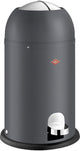 Wesco kickmaster junior prullenbak | pedaalemmer | 12 liter | metaal - mat grafiet | afvalemmer - designed in germany