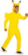 Disguise pokémon, pikachu jumpsuit met capuchon deluxe, maat m (7-8 jaar)
