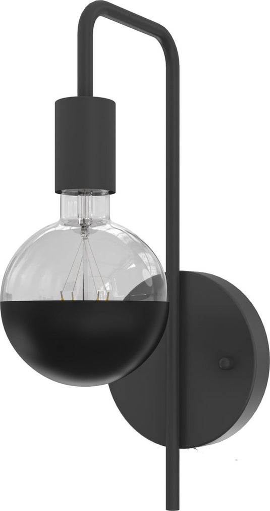Calex wandlamp - industrieel - e27 - zwart