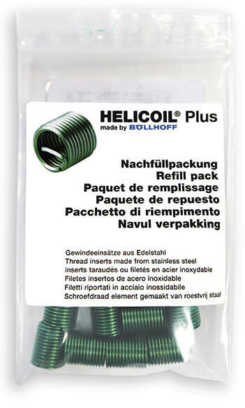 Böllhoff schroefdraad inzetstuk helicoil plus refill pack helicoil m14 x 1.25 12.4mm