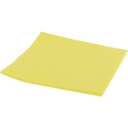 Luva vaatdoek viscose ca. 125 -grams pak ã  200 (20x10) ca. 38x40 cm geel