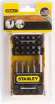 Stanley sta60525-xj serie - schroefbit set - 30 stuks - magnetische houder - roestvrij staal