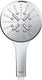 Grohe rainshower smartactive 130 handdouche - ø 13 cm - waterbesparend - 3 straalsoorten - chroom
