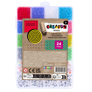 Creafun kralen 24 soorten | 4 stuks
