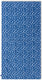 Swim essentials - strandlaken - 180 x 90 cm - handdoek - luipaardprint - sneldrogend microvezel - blauw
