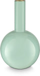 Pip studio - bloemenvaas - woonaccessoires - blauwe vaas - metaal - 19x33cm