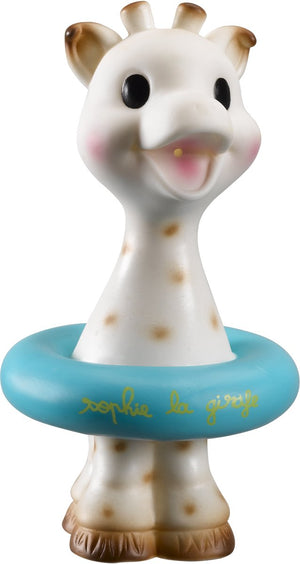 Sophie de giraf badspeeltje – blauw – baby bad speelgoed – veilig bpa-vrij – geschikt vanaf 6 maanden – inclusief luxe wit geschenkdoosje