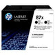 Tonercartridge hp cf287x nr. 87x zwart duopack