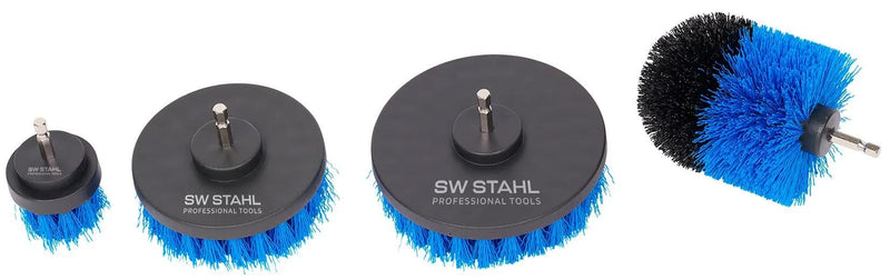 Load image into Gallery viewer, Sw stahl bürstensatz 62400l brush set 4 pcs. for drills

