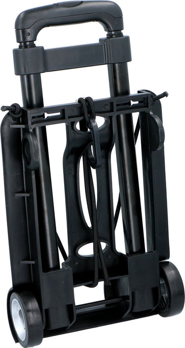 Kinzo - opvouwbare steekwagen - met uitschuifbare handgreep - max. 40 kg - zwart