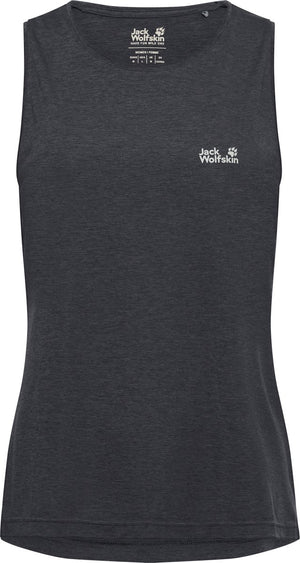 Jack wolfskin wildtrail tank top w dames outdoorshirt-phantom