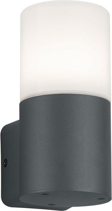 Trio hoosic wandlamp - antraciet - excl. 1xe27 28w - buitenverlichting - ip44