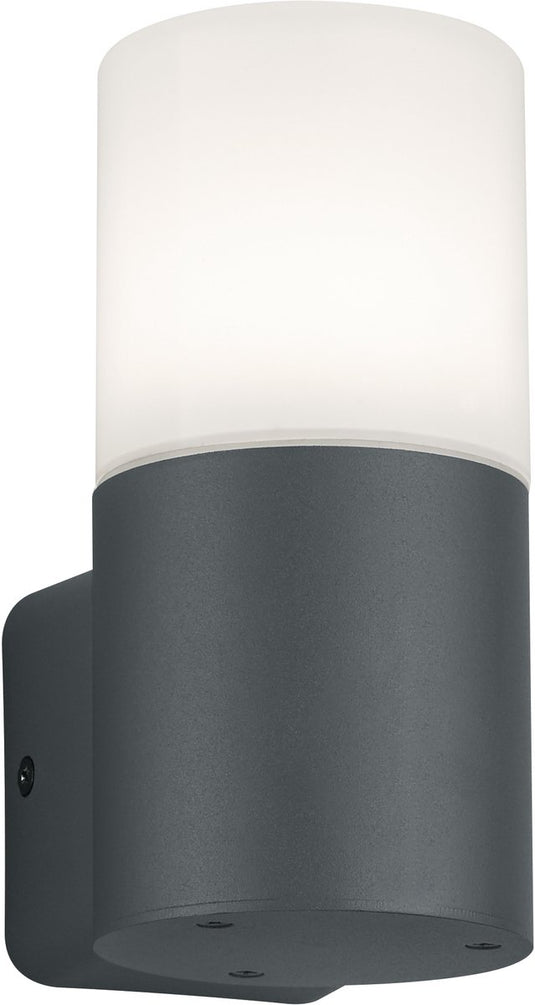 Trio hoosic wandlamp - antraciet - excl. 1xe27 28w - buitenverlichting - ip44