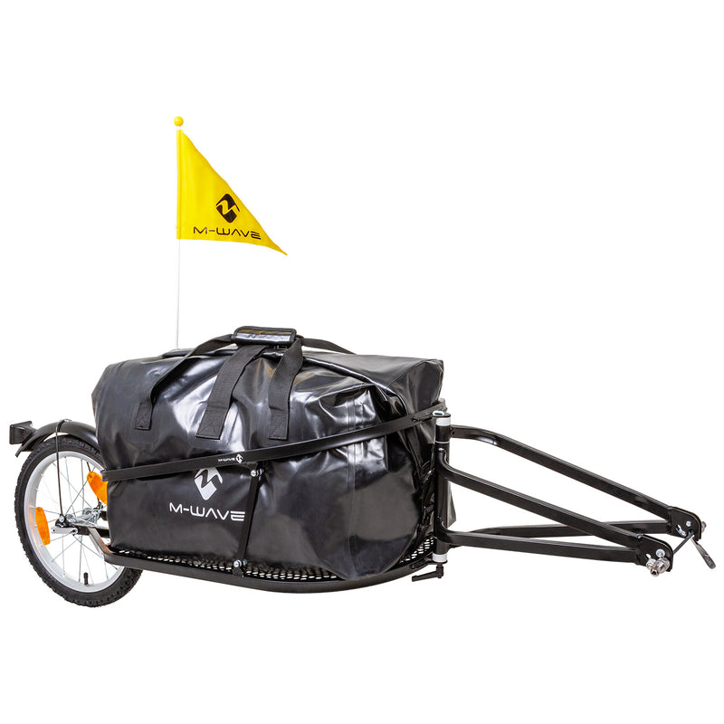 Afbeelding laden in galerijviewer, M-wave stalwart single 40 set single track luggage bicycle trailer
