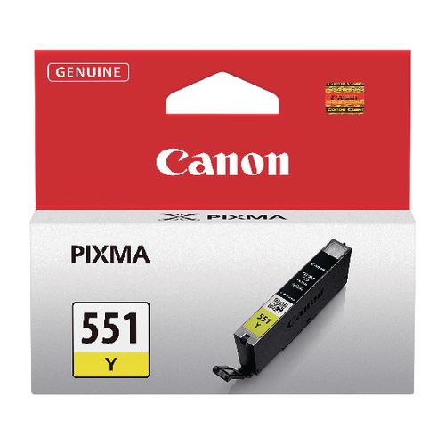 Inktcartridge canon cli-551y geel