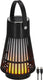 Brennenstuhl oplaadbare led outdoor lamp fl 100 a (ip44, vlam effect, vervangbare accu, max. 20u brandduur, usb c oplaadfunctie, campinglamp, sfeerverlichting voor tuin outdoor)