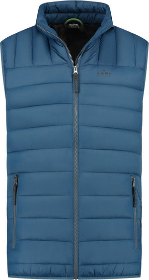 Kjelvik dean heren outdoorbodywarmer - blue