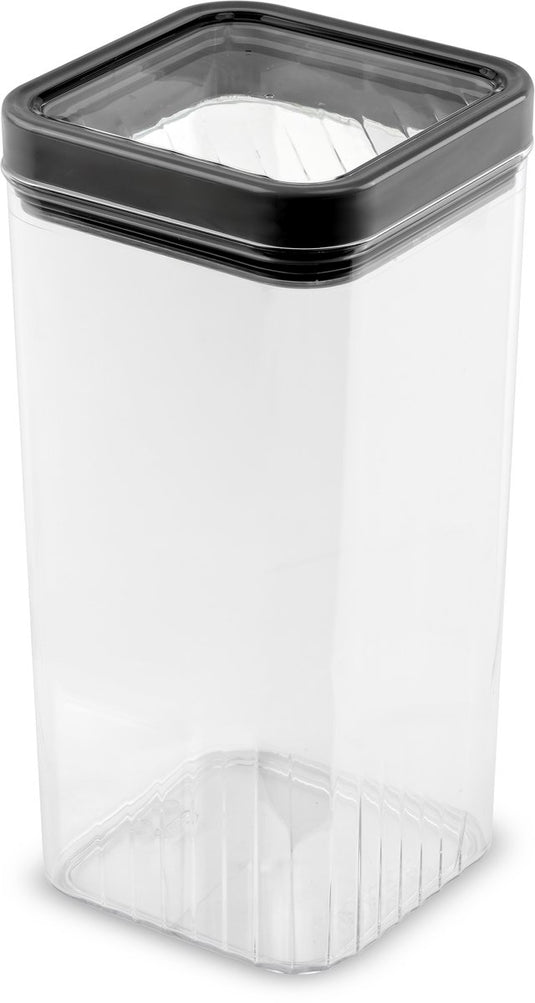 Curver kara voorraadbus - 1,8l - 10,7x10,7x22,2cm - antraciet