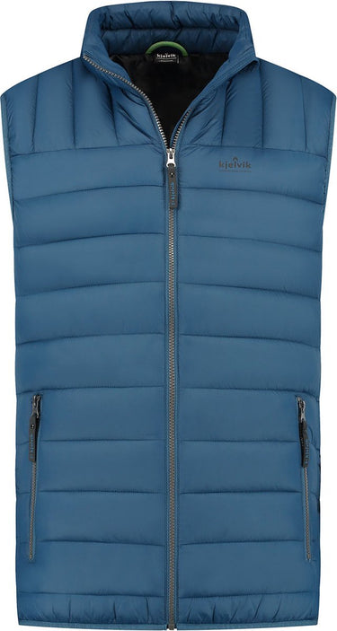 Kjelvik dean heren outdoorbodywarmer - blue