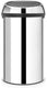Brabantia touch bin prullenbak - 60 liter - brilliant steel