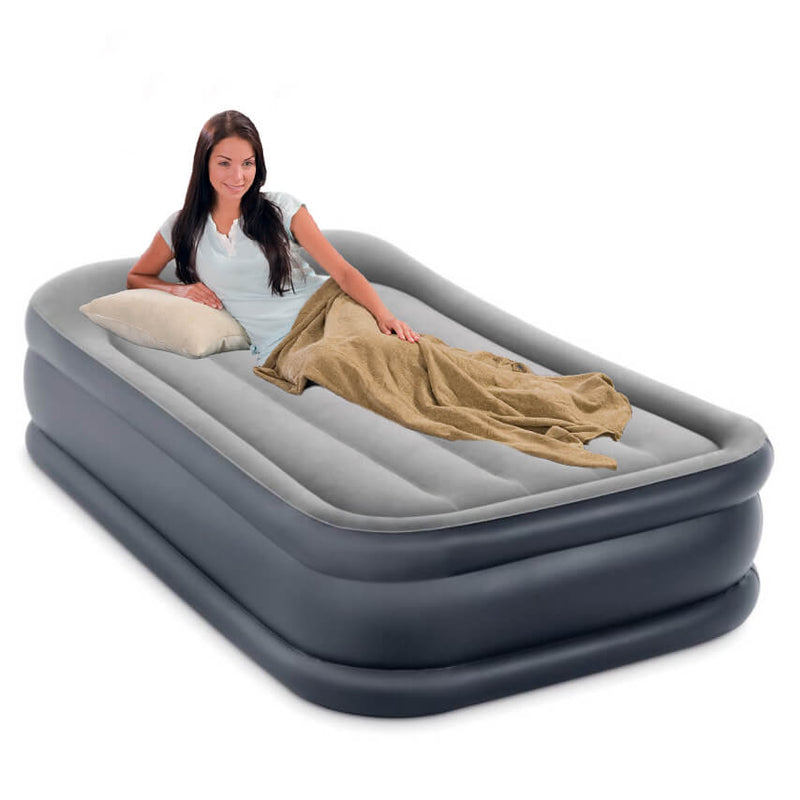 Load image into Gallery viewer, Intex Pillow Rest Deluxe luchtbed - eenpersoons
